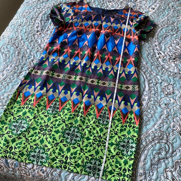 Jcrew silk patterned dress. EUC, worn once - Picture 5 of 5